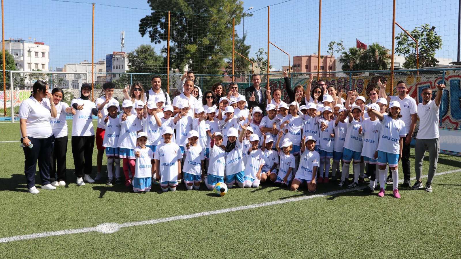 The launch of the "Girls Can" program in Casablanca in the presence of Ghizlane Chebbak and Fatima Tagnaout